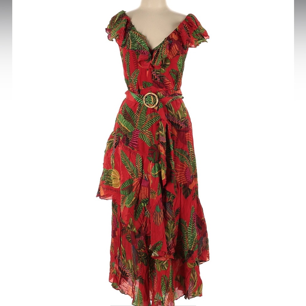 Host Pick NWOT Stunning Premium Designer Farm Rio Casual Dress Large